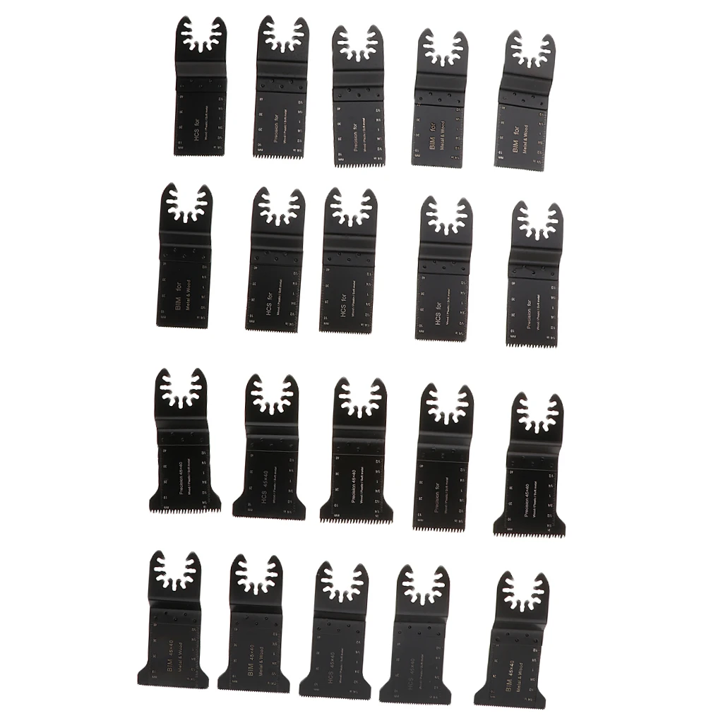 20x Oscillating Multi Tool Saw Blade for Fein Multimaster Bosch Bi-Metal Blades Wood Cutter Kit Precision Japan Tooth