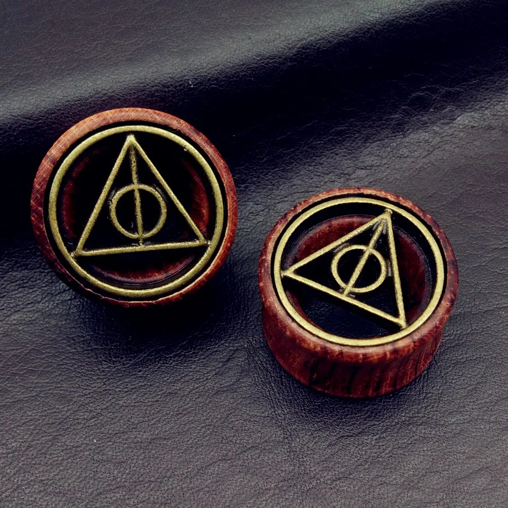 2pcs Wood Flesh Ear Plugs Tunnels Ear Piercings Earlets Saddle Woodern Earring Expander Gauge Double Flare Body Jewelry Piercing piercing jewelry,body piercing earrings,ear piercing jewelry,body piercing jewelry,body jewelry