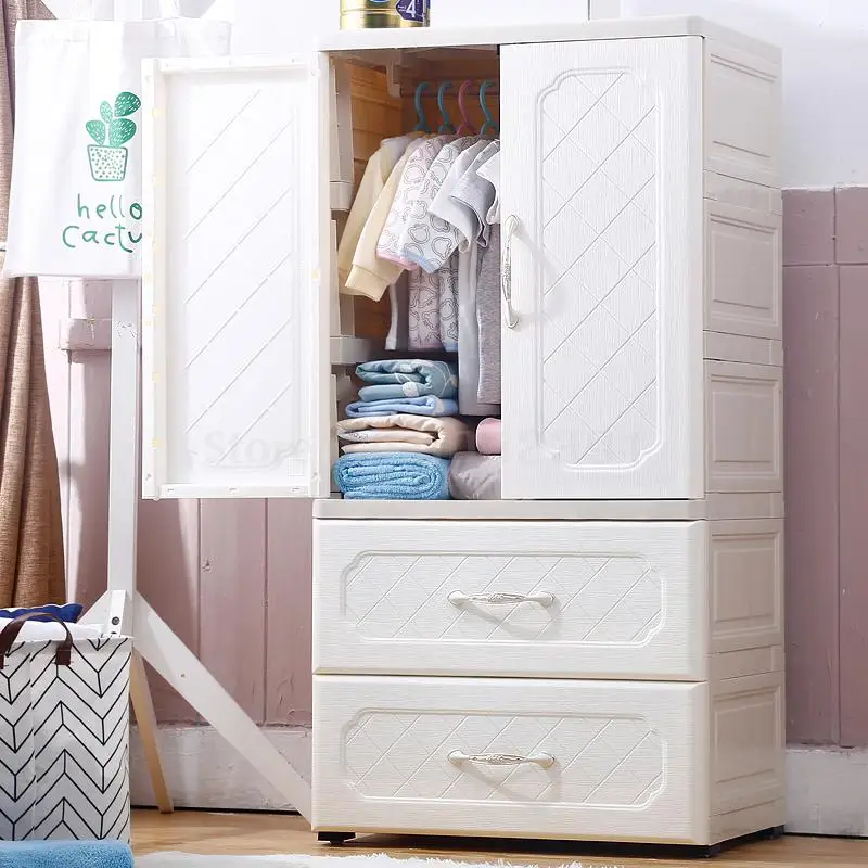 Storage Children's Wardrobe Baby Plastic Drawer Storage