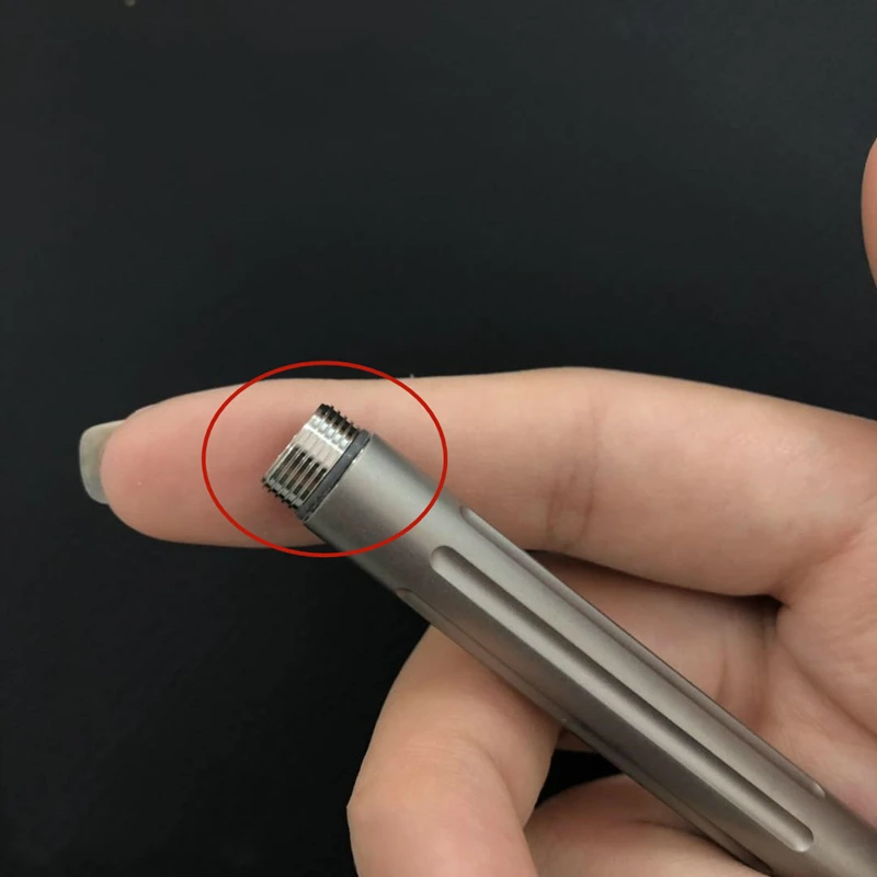 Titanium Toothpick Holder Portable Sealed Tank Waterproof Small Bottles Containers Creative EDC