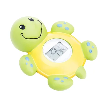 

1PC Water Thermometer Turtle Shape Thermometer Bath Heat Meter Multi-use Thermometer Timekeeping Thermometer