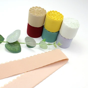 

2M Flat Suede Fabric Elastic Band For Underwear Pants Bra Waist About 4cm Wide Elastic Rubber Band DIY Sewing Accessories