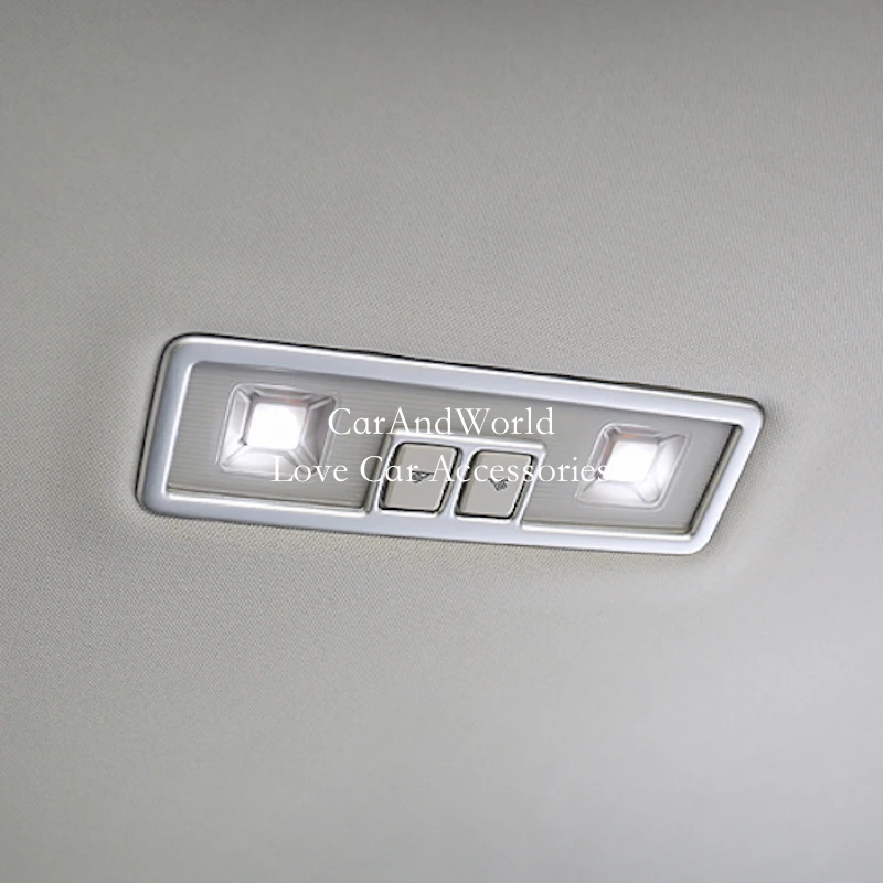 Для Volkswagen VW Teramont Atlas задний светильник для чтения, накладка на крышу, хромированная отделка, автомобильные аксессуары