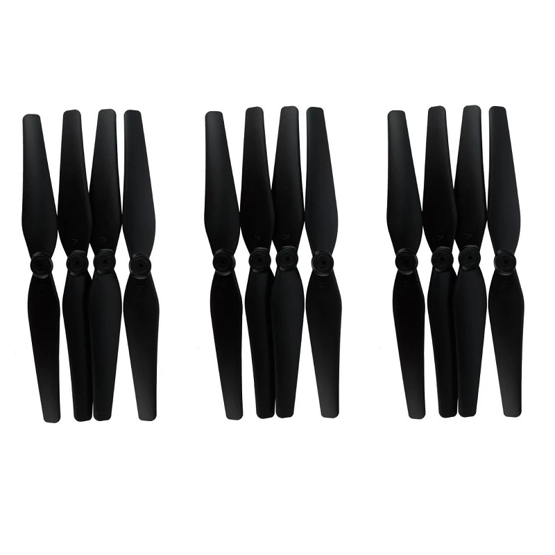 

3 Sets (12pcs) Propellers For SJRC S70W HS100 T35 HS100G RC Quadcopter Drone