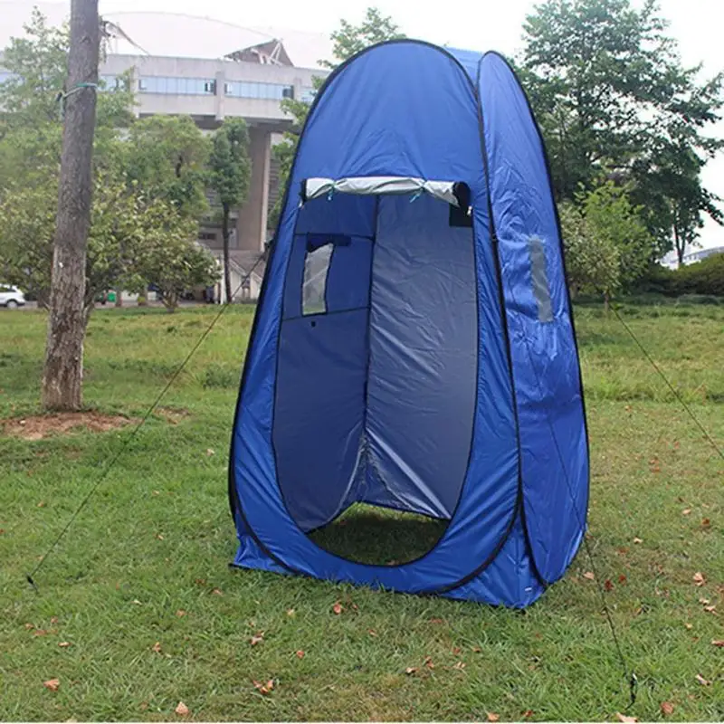 

2019 Toilet Shower Changing Beach Camping Tent Room Portable Pop Up Private Outdoor Camping Adventure Tent Wc Dressing Tent