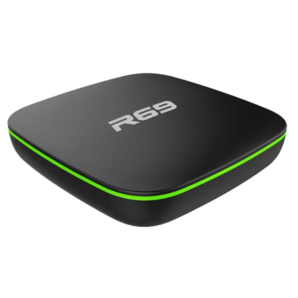 R69 Smart Android 7,1 tv Box 1 ГБ 8 ГБ Allwinner H3 четырехъядерный 2,4G Wifi телеприставка 1080P HD Поддержка 3D медиаплеер