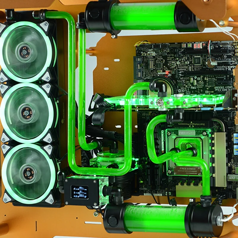PPYY-PC кулер для воды Интеллектуальный компьютер скорость потока температура обнаружения кулер для воды расходомер. LSJ-ZN