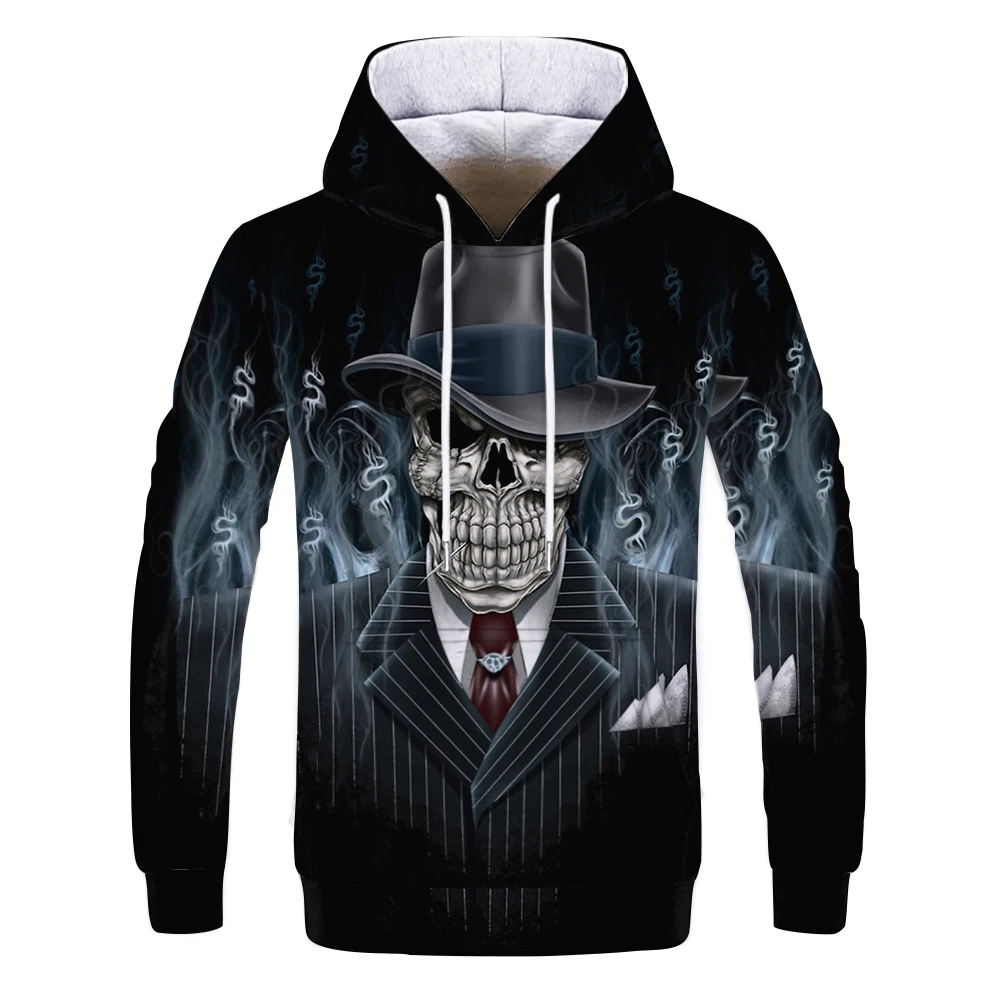 Pennywise 3D Толстовка с джокером Мужская и Женская пуловер Sudadera Hombre Повседневная