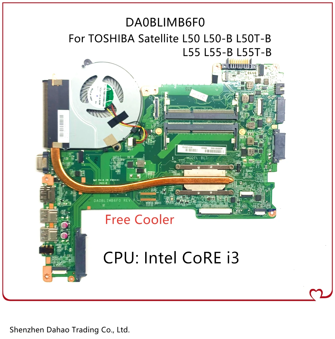 Материнская плата A000301390 для ноутбука TOSHIBA Satellite L50 L50-B L55 L50T-B материнская DA0BLIMB6F0 с