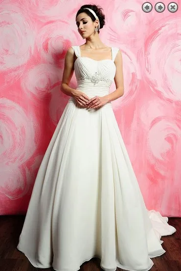 

free shipping beading long chiffon vestido de noiva renda 2016 new fashionable sexy romantic wedding dress bridal gowns