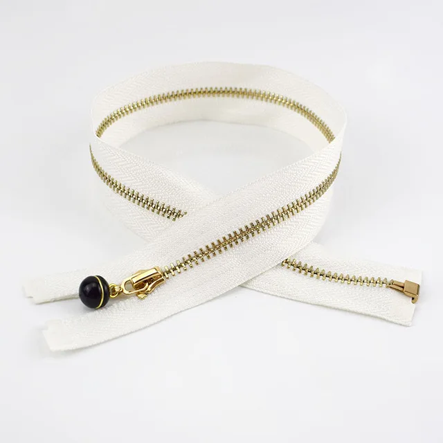 A white black 10 шт. Meetee 3# металлическая близкий конец застежки-молнии 20/30 см с золотыми зубьями и длинной застежкой-молнией застежка для пошива сумок пуховик, куртка, юбка, Костюмы аксессуар - Цвет: A white black