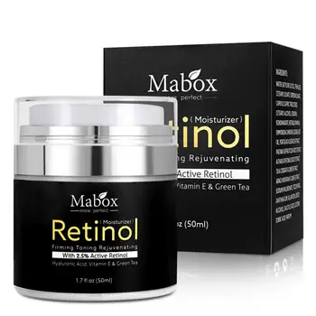 

50ml Retinol 2.5% Face Cream Advanced Anti-Aging Illuminating Cream Correct Dark Spots Sun Spot Moisturizing Face Cream TSLM2