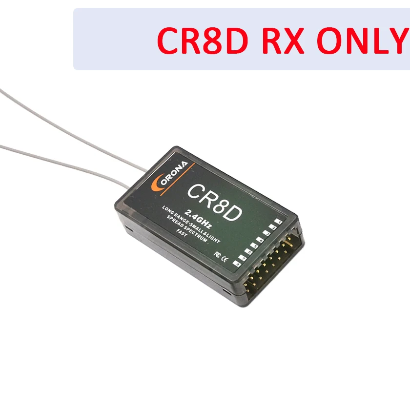 CR8D Rx Only Corona 2,4 Ghz JR Graupner Module& Rx Combo Kit CR8D+ CT8J(V2 DSSS - Цвет: CR8D Rx Only