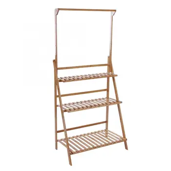 

Multifunctional Multi-layered Wooden Storage Rack Potted Plant Household Office Wall Shelf Sundries Storage Box Hanger Organizer