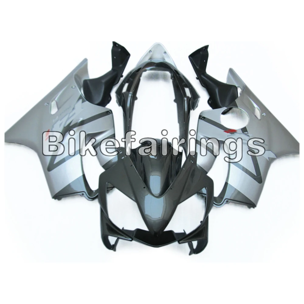 Серебро, Обтекатели для Honda 2001 2002 2003 CBR600F4i 01 02 03 рамы кузова средства ухода за кожей работы ABS Пластик F4i 01 02 03 обтекатели
