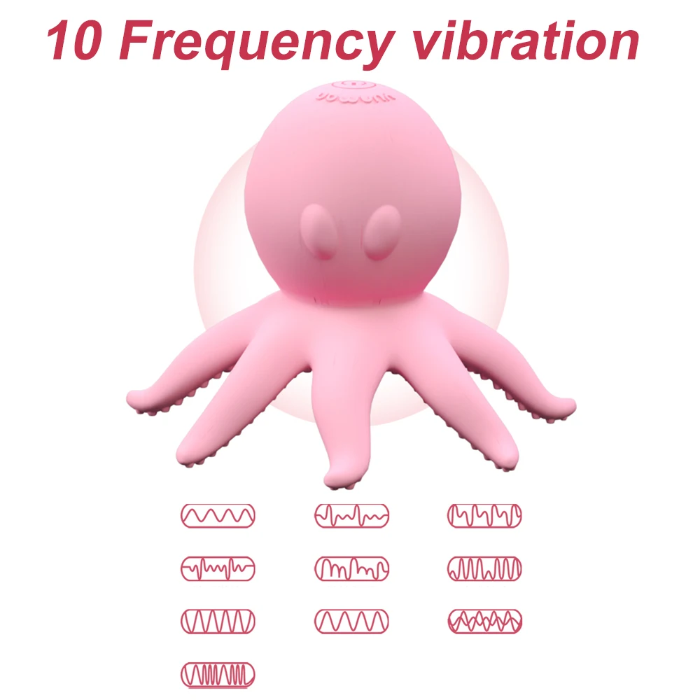 IKOKY 10 Speed Rotating Nipple Stimulator Vibrator Breast Massager Sex Toys for Women Clit Stimulation Female Masturbation