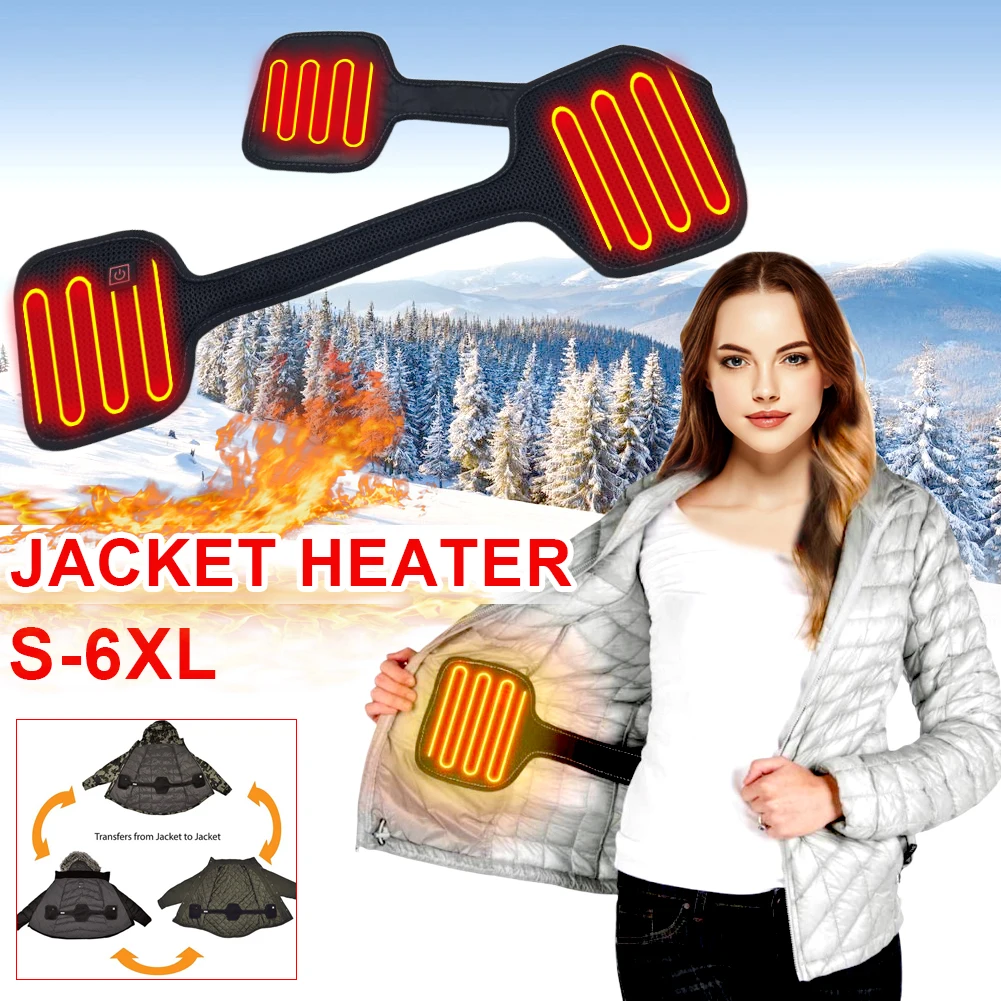 

Универсальный обогреватель пальто умный обогреватель сохраняет тепло и контроль температуры Одежда DIY нагревательное устройство для зимы на открытом воздухе