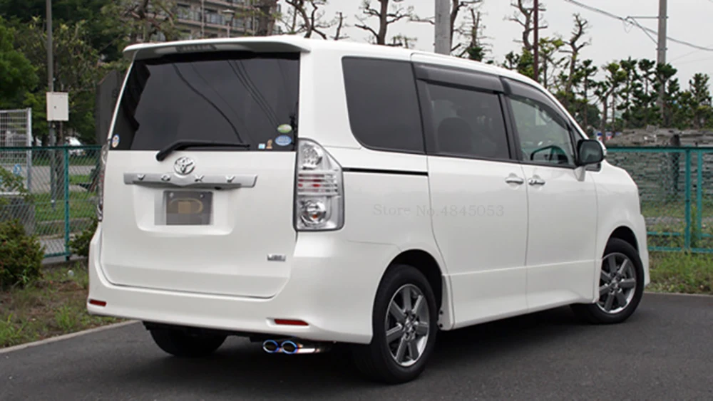 Автомобильный Стайлинг для Toyota Noah Voxy 2007 до АБС пластик задний спойлер черный цвет белый цвет высокое качество автомобильный спойлер багажника