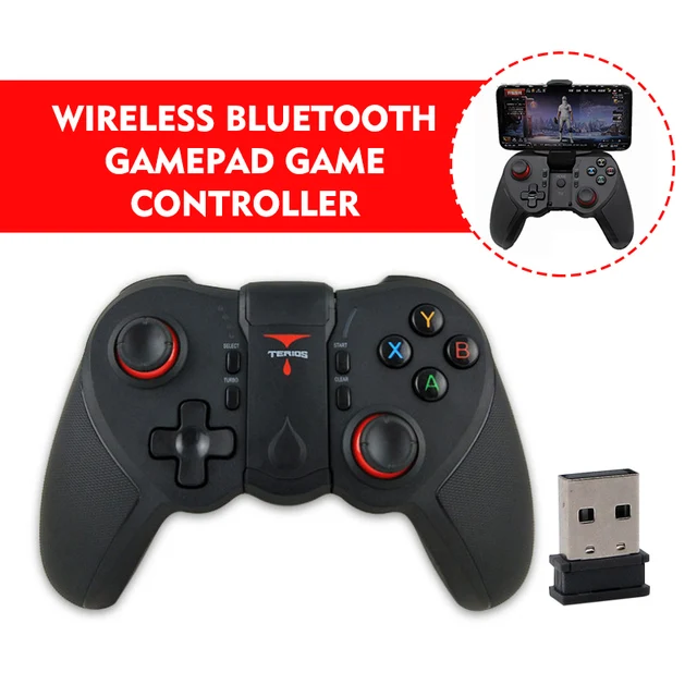 Pcmos For For Apple Ios Terios T12 Wireless Bluetooth Game Controller Touchpad Games System 2019 Gamepad Hand Brake - AliExpress