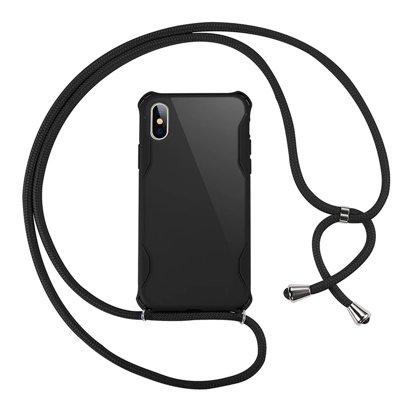 JKING для iphone 11 pro Max чехол мягкий с ожерелье шнурок кулоном шейный ремень веревка