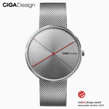 

CIGA Design CIGA Watch CIGA Quartz Watch Simple Quartz Watch Steel Belt Red Dot Design Award Watch Men's Fashion Watches