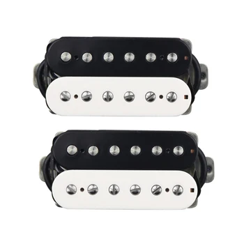 

6-string Humbucker Guitar Single Coil Pickup White Bridge Guitar Part