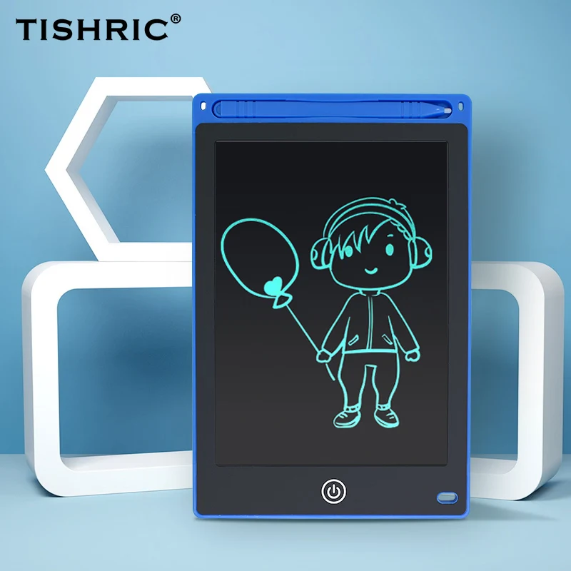 TISHRIC 8,5 ''/10''/12 ''Толстая ручка детский планшет для рисования цифровая графика планшет ЖК-планшет с стилусом для детей