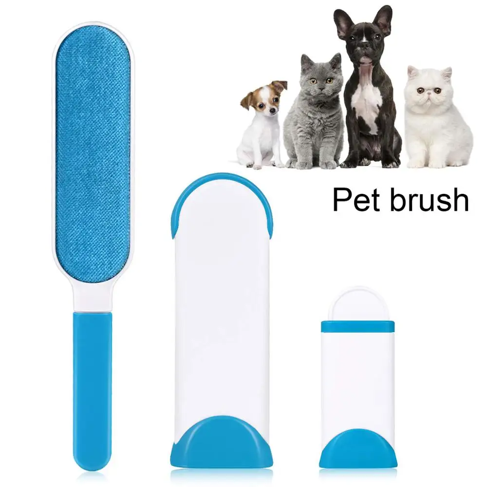 

Dog Comb Tool Pet Hair Remover Brush Cat Fur Base Double-Side Home Furniture Sofa Clothes Cleaning Lint