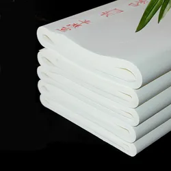 100sheets Chinese Ripe Xuan Paper Beginner Chinese Calligraphy Painting Xuan Paper Thicken Beginner Brush Practice Xuan Paper