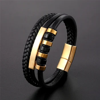 Sebastian - Multi-layered Leather Bracelet