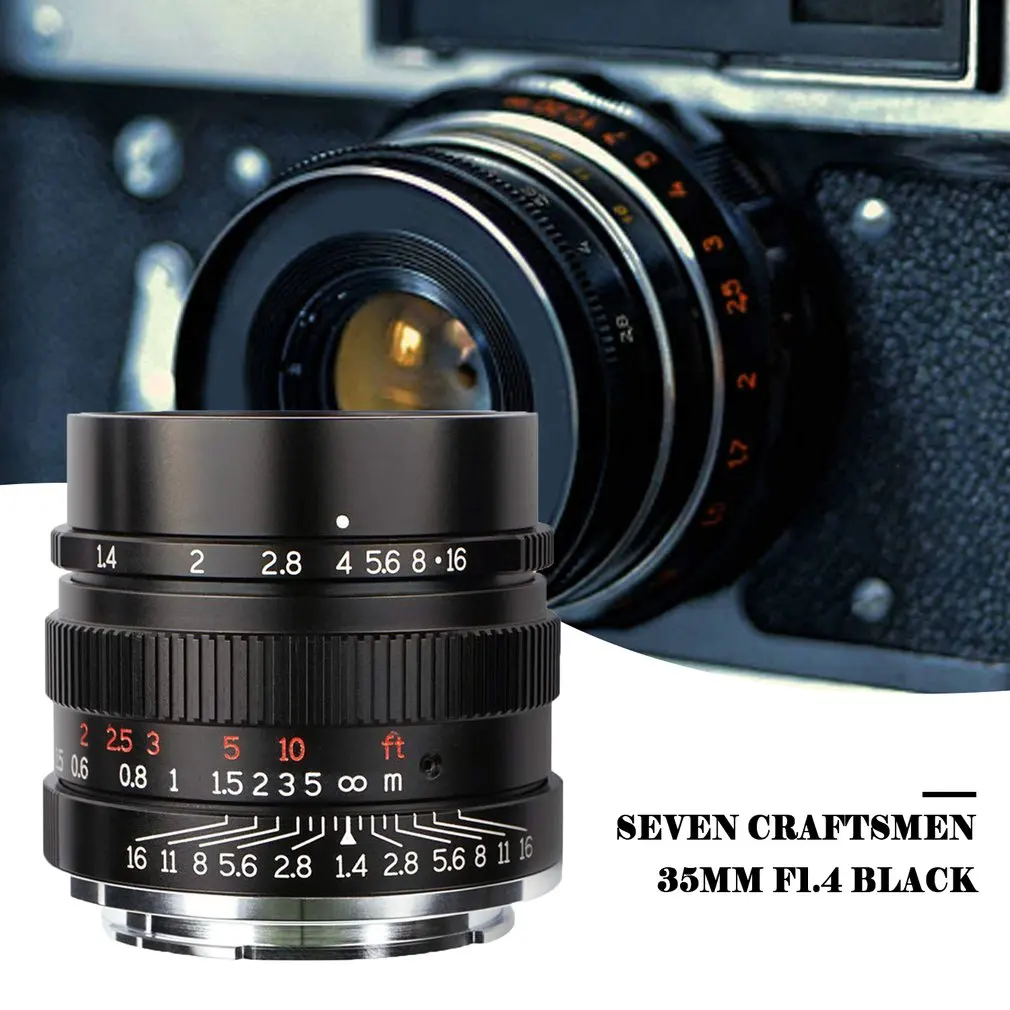 35 мм F1.4 полный известность объектив для Sony Emount камер, таких как A7 A7II A7R A7RII A7S A7SII A6500 A6300 A6000 A5100 A5000