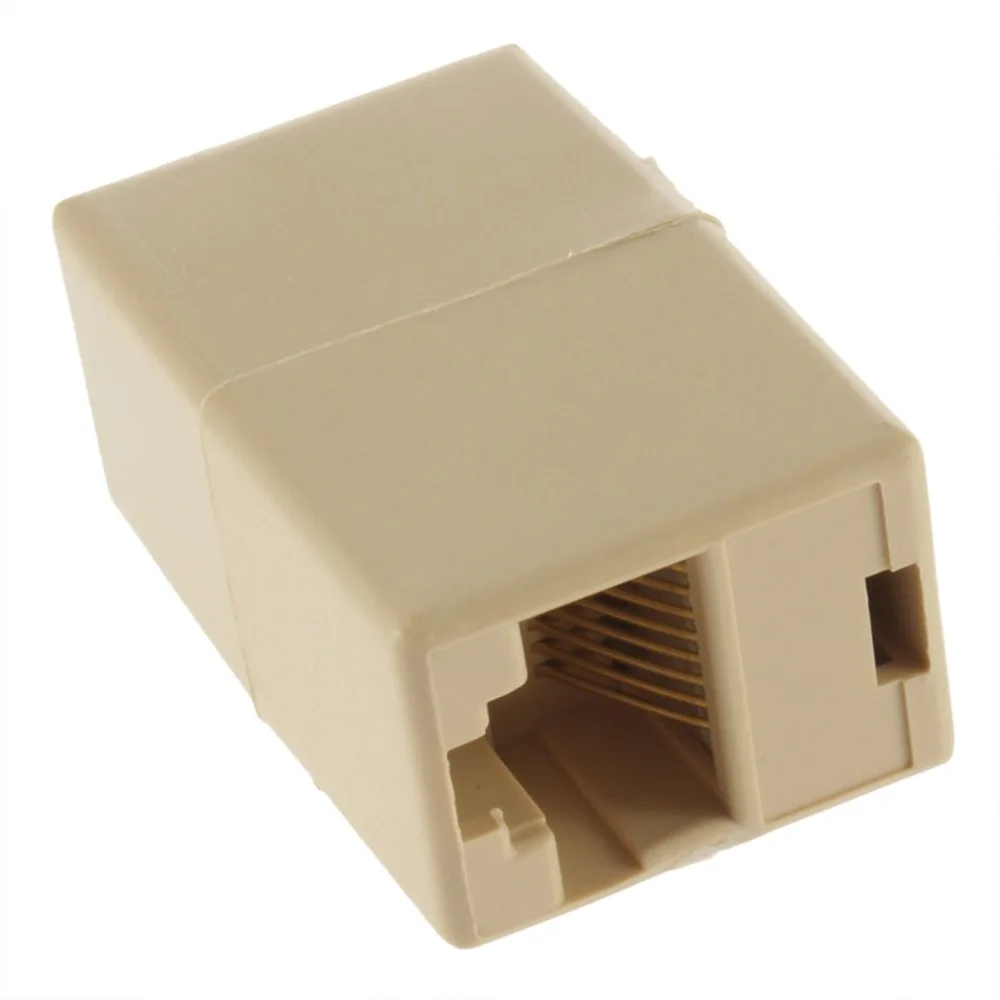 

RJ45 CAT 5 5E Ethernet Lan Cable Joiner Coupler Connector Coupler Jointer Plug