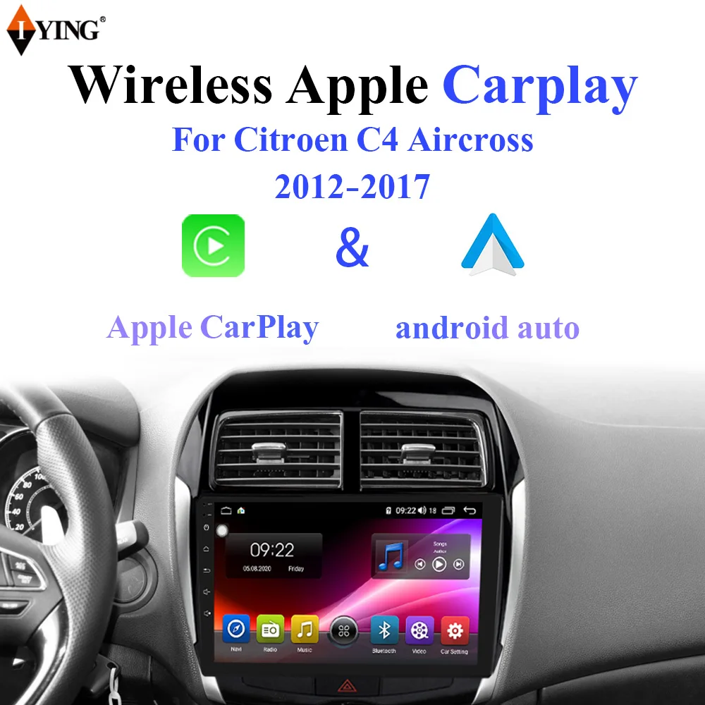 IYING беспроводной Carplay для Citroen C4 Aircross 2012 2017 автомобильное радио мультимедийный