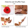 Plush Pet Dog Snuffle Toy Pet Interactive Puzzle Feeder Food Training Iq Dog Chew Squeaky Toys Cute Animal Activity Treat Game 4
