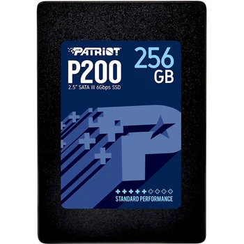 

SSD Patriot P200 P200S256G25 SSD, 2.5 ", 256Gb, SATA-III, read: 530 Mb / s, write: 460 Mb / s, TLC 3D NAND, TBW: 160 TB