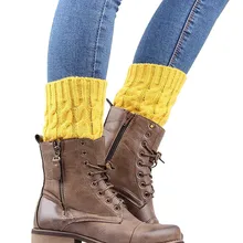 Новое поступление, вязаные гетры, носки, двухцветные носки, зимние теплые носки, забавные повседневные новые зимние носки