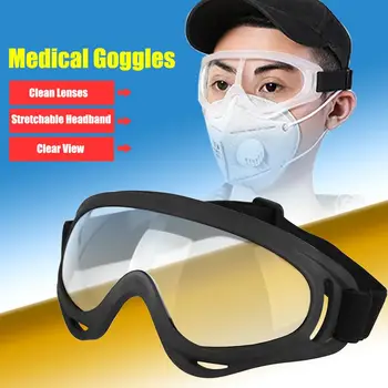 

Hot Selling Protective Safety Goggles Wide-field Disposable Exhaust Anti-fog and Splash-proof Goggles