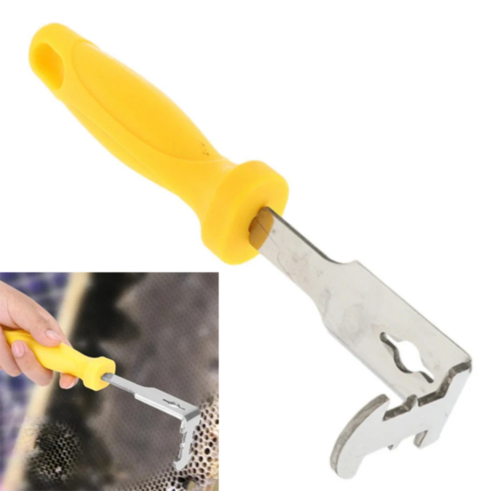 Пчеловод очиститель лопатка для чистки пчелы скребок мини-Рамка Оборудование для фермы пчеловодства инструмент из нержавеющей стали пчелиный улей прочный