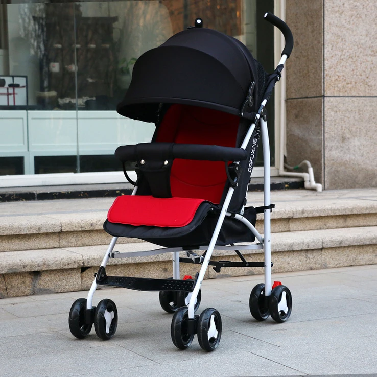 

Ultra-lightweight 4.5KG high-grade stroller stroller four-wheeled stroller can sit reclining light foldable