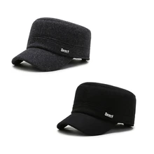 Зимняя кепка для защиты ушей, шерстяная шляпа, Мужская Ретро Женская кепка, Повседневная Классическая Кепка в стиле Гэтсби, плоская кепка