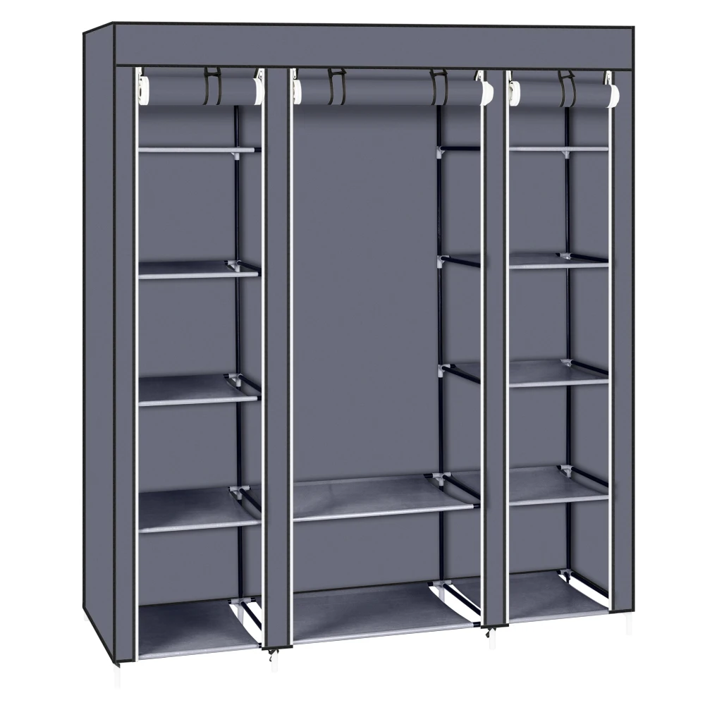 Non-woven Cloth Large Capacity Wardrobe Folding Portable DIY Wardrobe Clothes Storage Cabinet Closet Home Furniture
