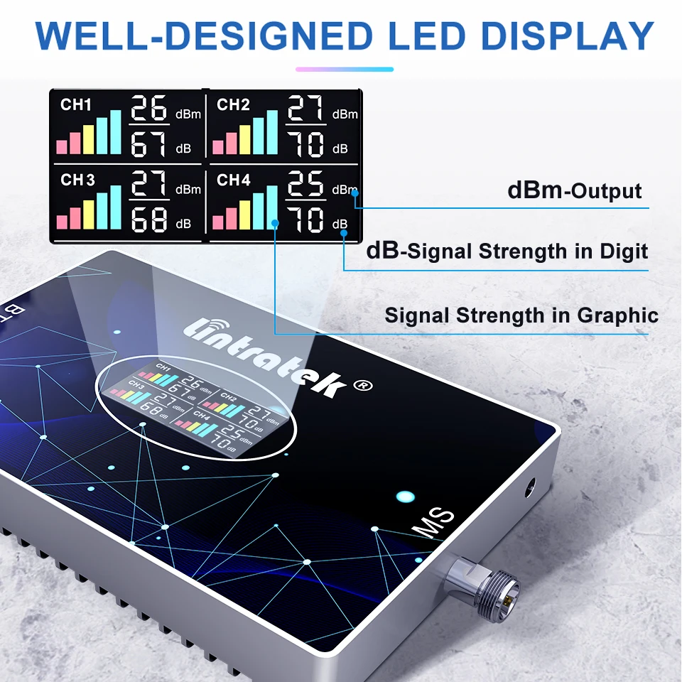 Waterproof Smart Watch Men Women смарт ча?Cell Phone Signal Booster 4G 3G 2G GSM Mobile Repeater UMTS LTE B12/17/5/4/2 US Cellular Signal Amplifier With Antenna Cable