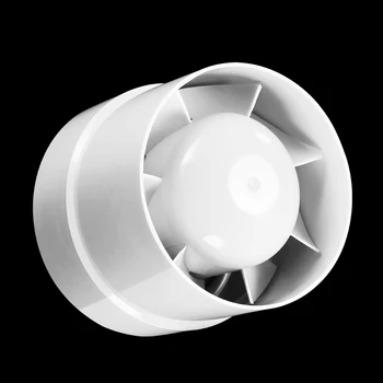 

JUSHFO 4/5/6 Inch Duct Fan Booster Exhaust Ventilator Ventilation Vent Air For Kitchen Toilet Wall Exhaust Fan Not-plug Mute