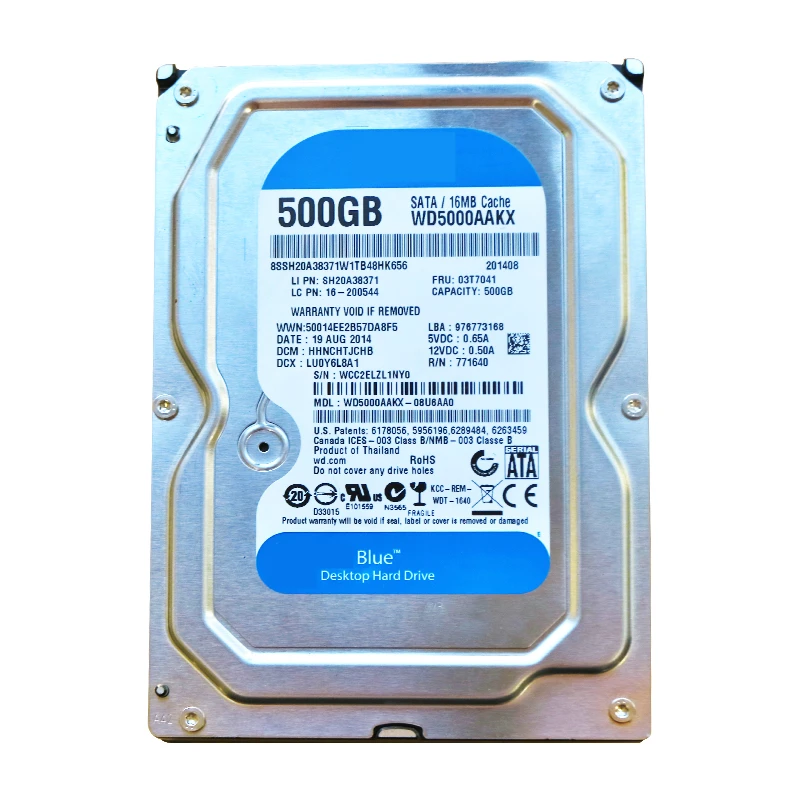 Disque Dur SATA 3,5  500GB Interne Western Digital