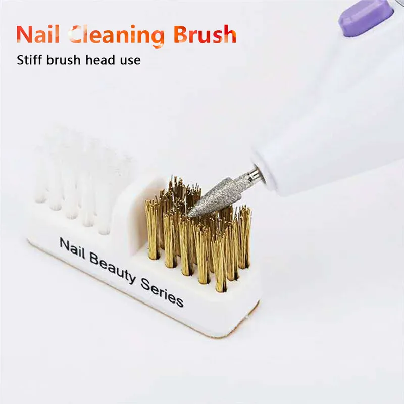 En venta Taladro eléctrico para manicura, cepillo limpiador de brocas, herramienta de limpieza de alambre de cobre, brocas para odontología, 1 ud. xmQKM8A3aEj