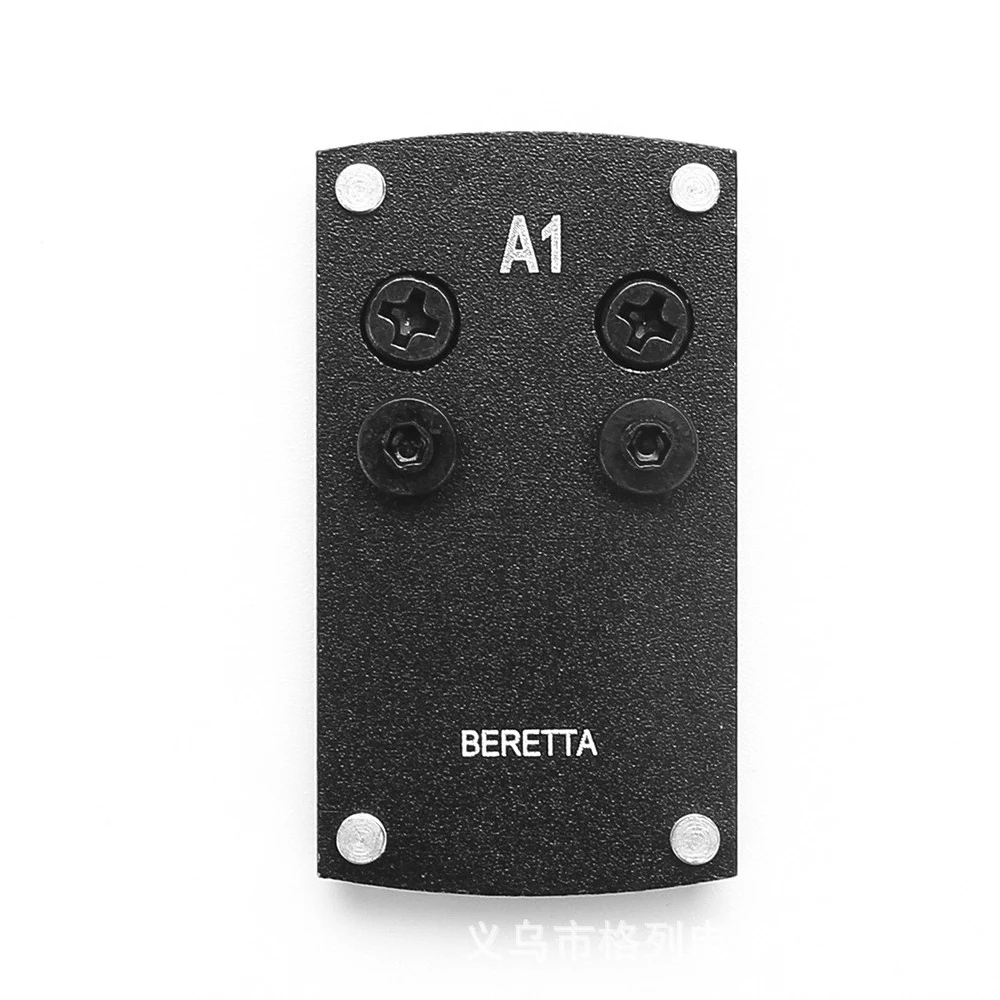 Micro Reflex Red Dot Sight Mount Base Adapter Plate для пистолета Glock Colt 1911 Beretta HK USP SIG P226 Спрингфилд XD S& W - Цвет: A