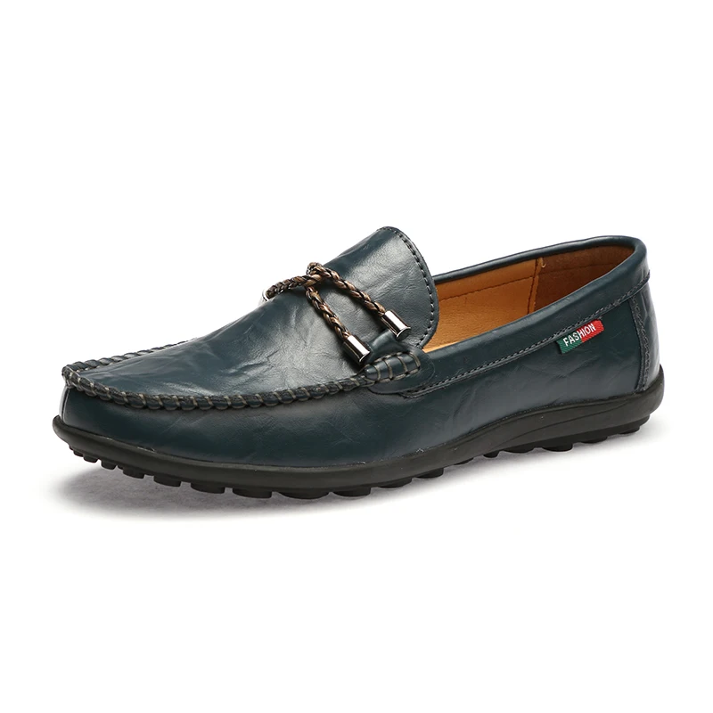 

2019 Spring Summer NEW Men's Loafers Lazy soft Flat Casual Shoes Men Breathable Slip-On Soft Leather Driving Shoes Moccasins