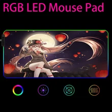 

Genshin Impact Gamer Desk Mat Gaming Mouse Pad Rgb Mousepad Mouse Mats Xxl Mausepad Gamer Accessories Big Mousepad Mouse Game
