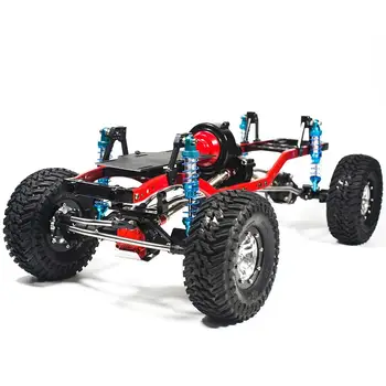 

RCtown RC Racing CNC Aluminum Metal Frame for RC Car 1/10 AXIAL SCX10 Chassis 313mm Wheelbase Vehicle Crawler Cars Parts #0704