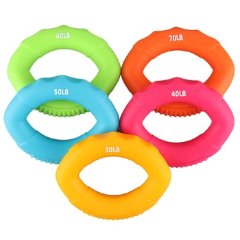 

SFIT Carpal Fitness Muscle Power Training Eco-friendly Silicone Grip Ring Exerciser Strength Finger Hands Fitness Musculation
